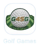 Golf Games app icon on an iPhone home screen